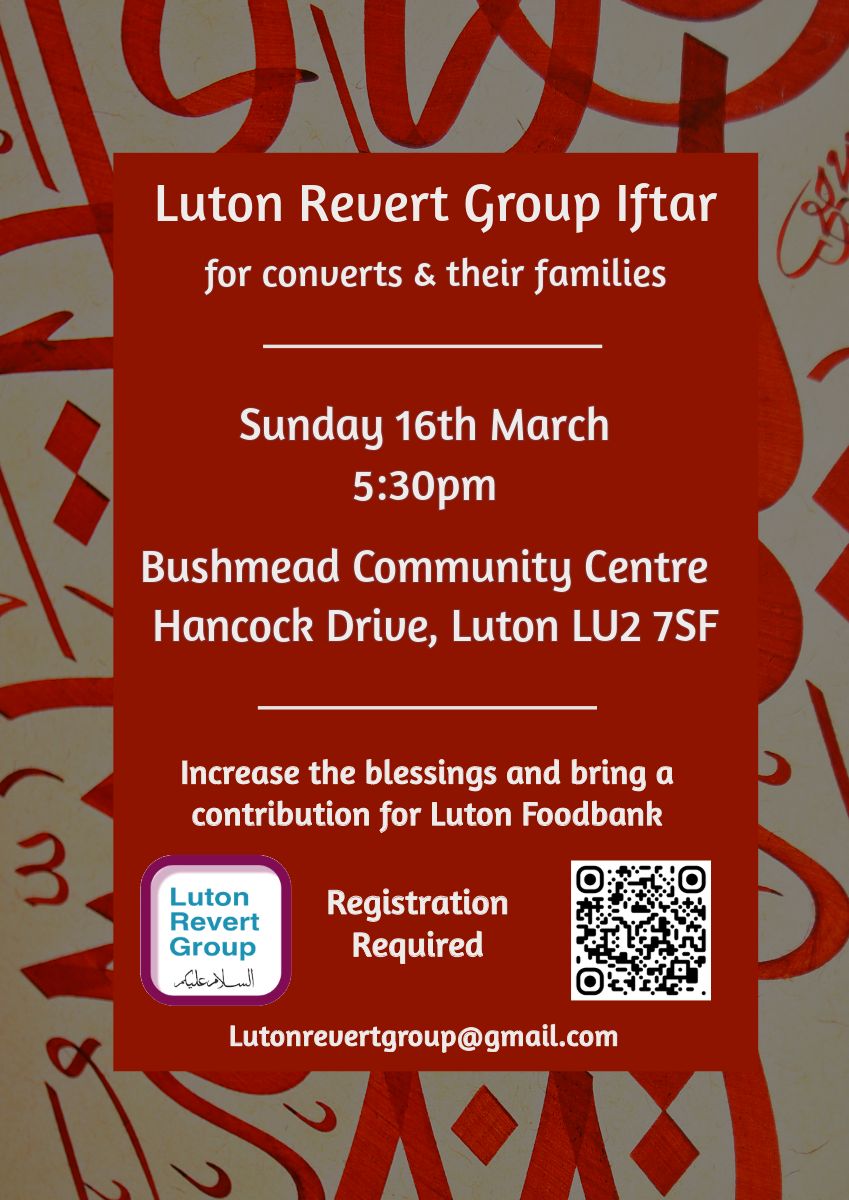 Luton Revert Group Iftar