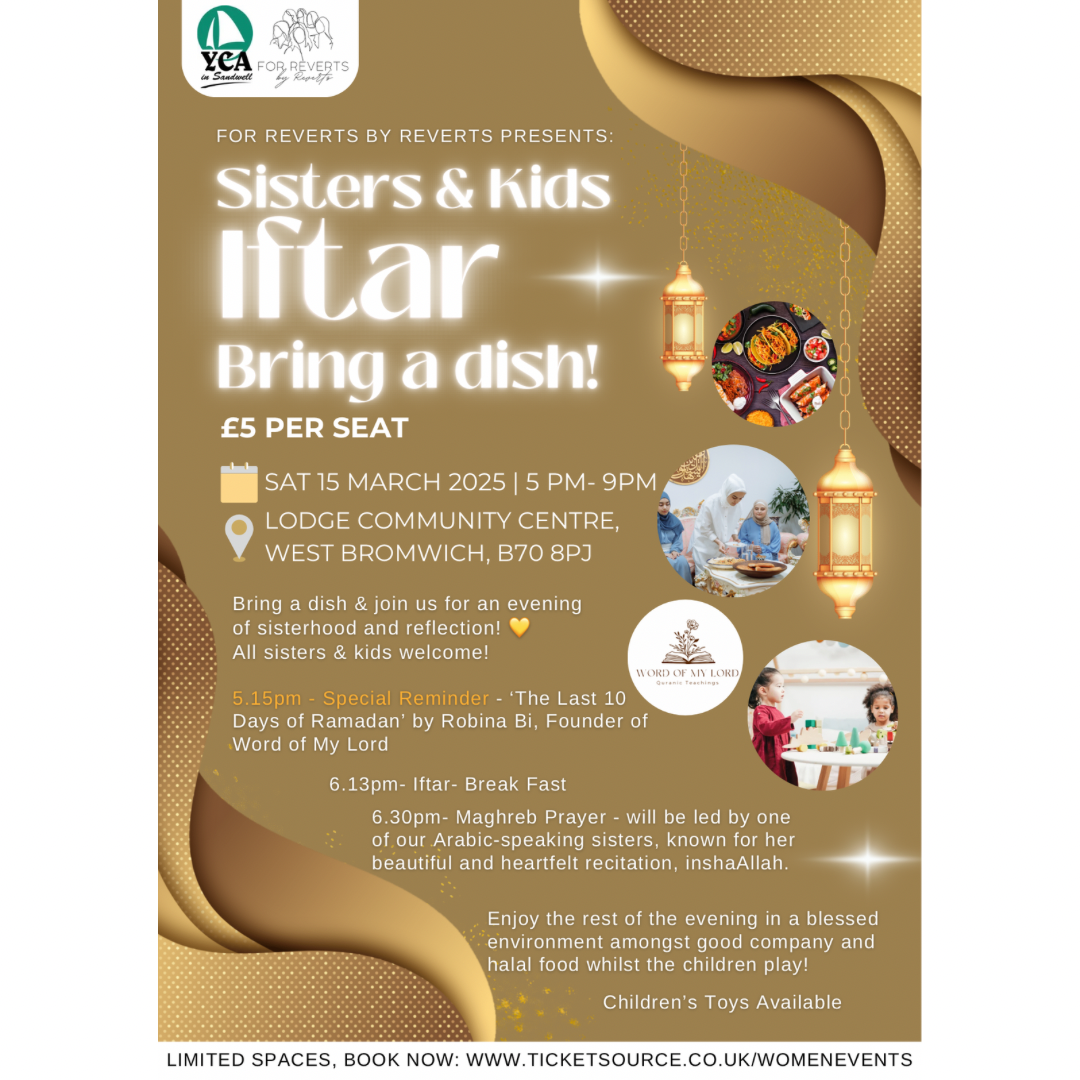 Sisters & Kids Iftar - Bring a dish!