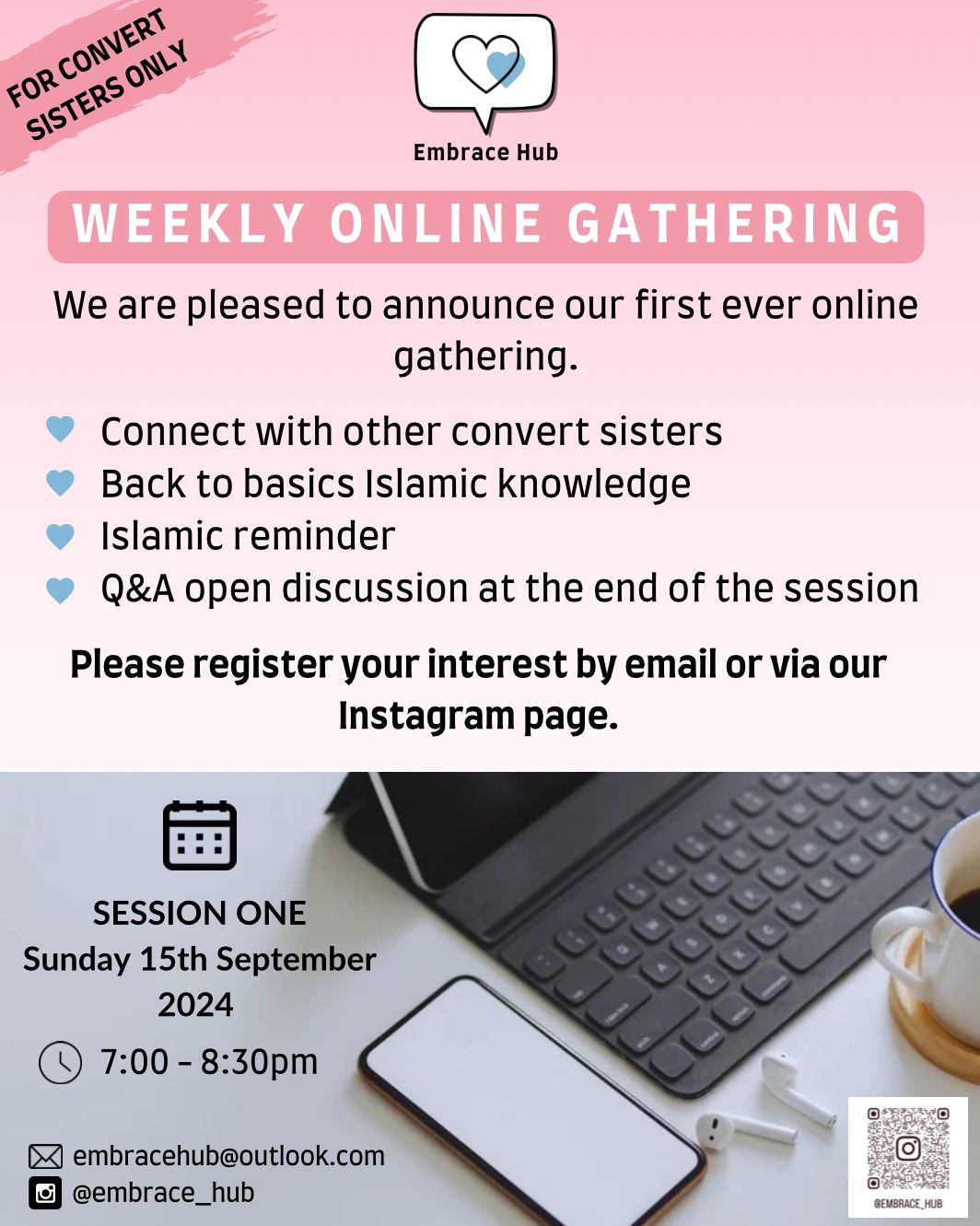 Sisters' Gathering Online Weekly