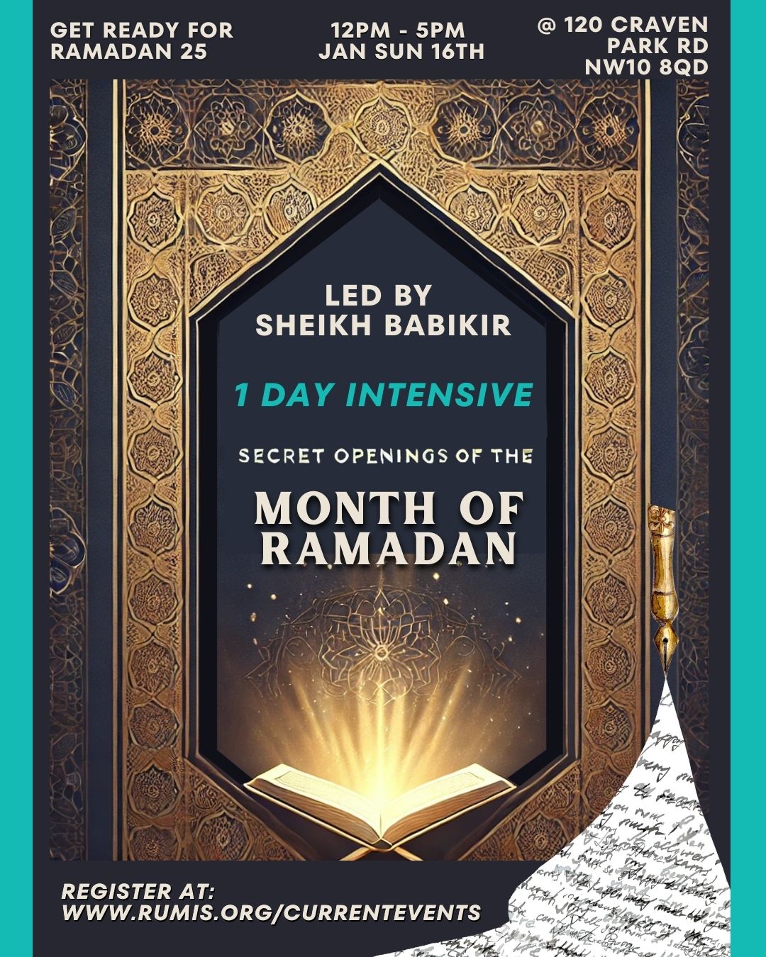 Secret Openings of the month of Ramadan - 1 Day Intensive - Led by Sheikh Babikir