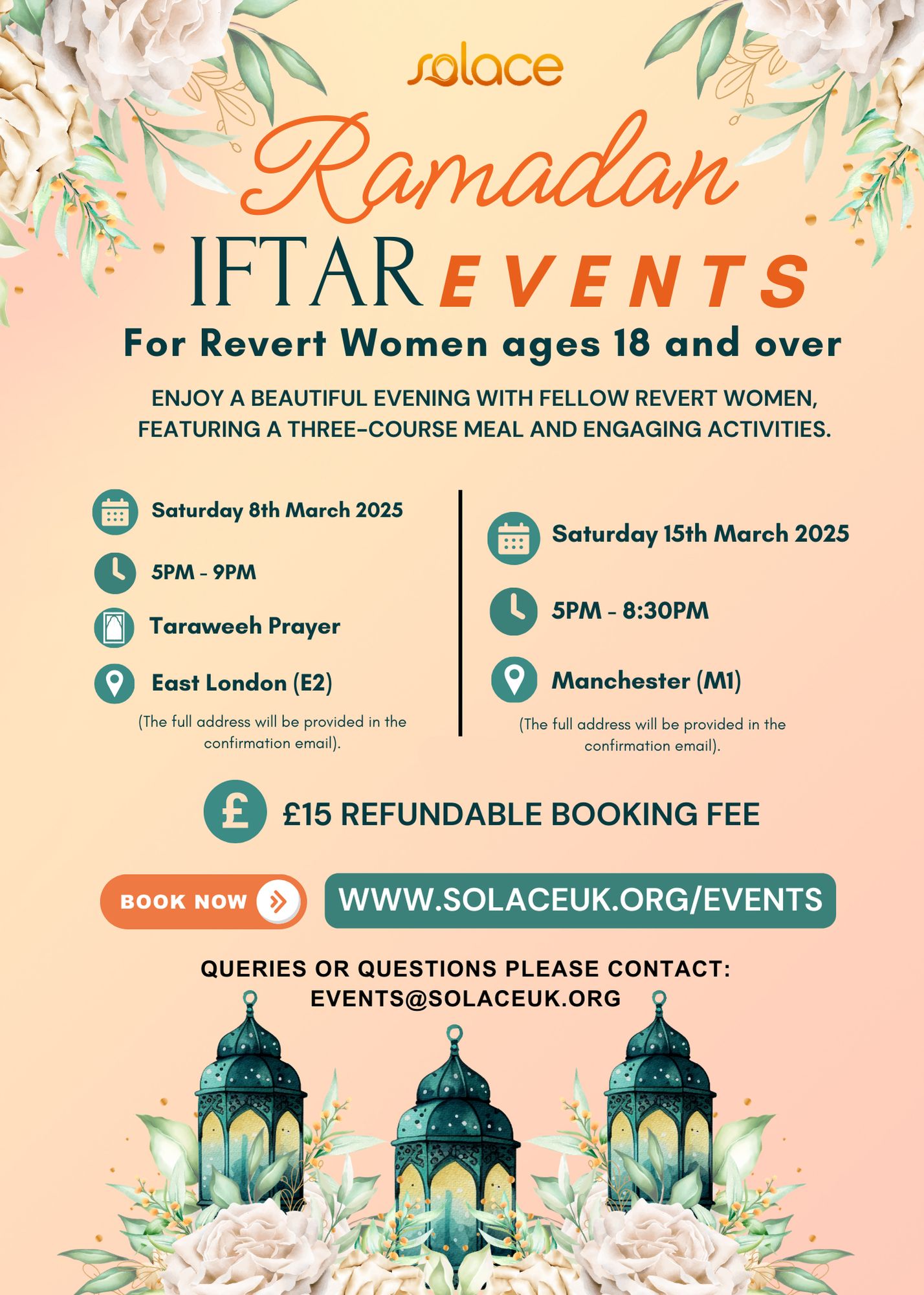 Special Iftar Event for Revert Women in London